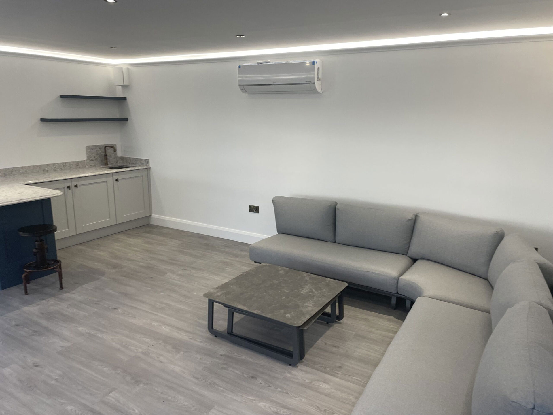 Home Garden Pod Interior Living Room